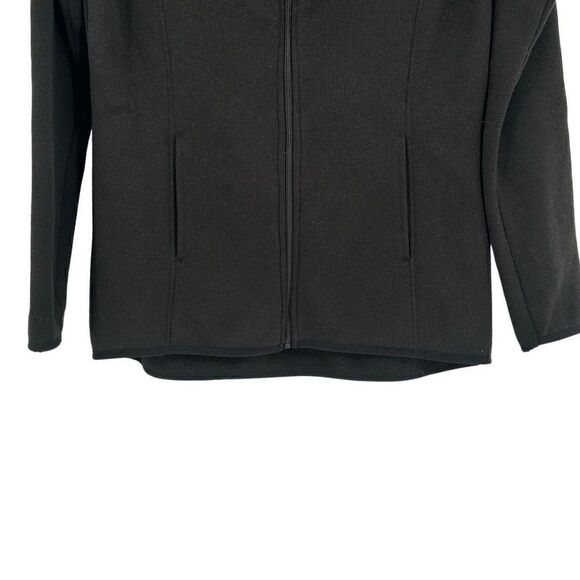 Eddie Bauer Full Zip High Neck Jacket Black Women’s Small - Picture 7 of 9